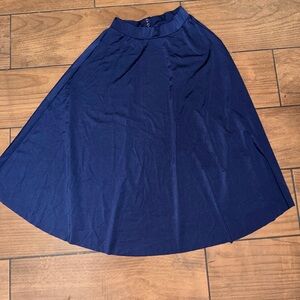 Elegant Navy Blue Women's Skirt